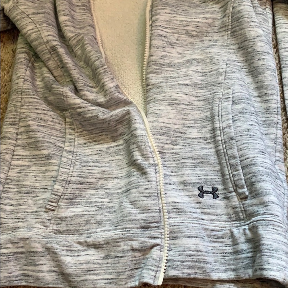Super soft under armor cold gear zip up jacket